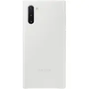 Aizmugurējais vāciņš Samsung Note 10 ādas vāks White  Ef-Vn970Lwegww 8806090027680