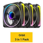 Antec Lüfter 12012028 Orbit 120  Argb Pwm 3Pack Bk retail 0-761345-40059-6 0761345400596 84145915