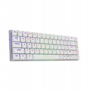 Aqirys Mehāniskā tastatūra 65/68 taustiņi Dual režīms BezvaduBluetoothVadu Agena white  Aqi-Ga-Kb-9 5949161382615