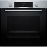 Bosch Serie 4 Hba534Es3 cepeškrāsns 71 L 3400 W Black, nerūsējošais tērauds  4242005464524 Agdbospiz0248