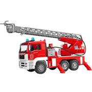 Bruder Man Tga Feuerwehr mit Drehleiter Rot/Weiß  02771 4001702027711