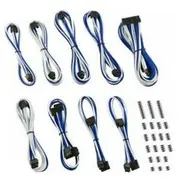 Cablemod Classic Modmesh C-Series Cable Kit Corsair Axi, Hxi  Rm - weiß/blau Zuad-1017 0716894294059 Cm-Csi-Ckit-Nkwb-R