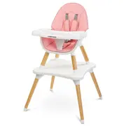 Caretero Barošanas Krēsls Tuva Pink  Tero-7708 5908310395678