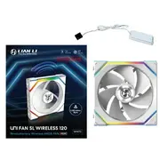 Lian Li Uni Fan Sl Bezvadu Argb Pwm ventilators - apgriezta lāpstiņa, 120 mm, white  Luli-090 4718466016720 12Rsl1W1W