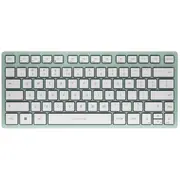 Cherry Kw 7100 Mini Bt - Tastatur kabellos Bluetooth 5,1 Qwerty Europa Tastenschalter Sx Agave Green Jk-7100Eu-18  4025112107870 21241419