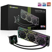 Ūdens dzesētājs Gamemax Cpu Liquid Cooler  Hailstorm 360 Lcd Bk Black Intel, Amd 6931858754576