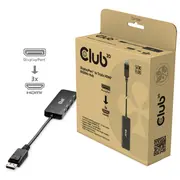 Club3D Adapter Displayport 2.1  3X Hdmi 8K60Hz retail Csv-7330 8719214473471 84733020