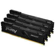 Fury Beast Ddr4 Kit 64 Gb 4 x 16 Dimm 288-Pin 3600 Mhz Pc4-28800 Cl18 1.35 V unbuffered non-ECC B  Kf436C18Bbk4/64 740617319750