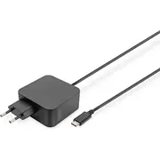 Digitus Notebook Ladegerät Usb-C, 65W Da-10071 Black  4016032482680