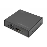 Digitus Splitter Hdmi 1X2 4K bis zu 2Monitore  Black Ds-46304 4016032366225 85176200