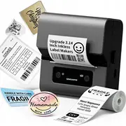 Etiķešu printeris Phomemo termiskais etiķešu ar Bluetooth iOS Android Printmaster / M221 Black  Sb8445 5905191066062