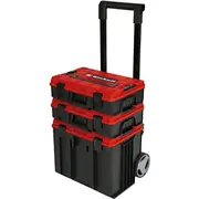 Einhell Systemkoffer E-Case Tower Black/Rot, 1X L, 2X S  4540015 4006825660609