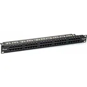 Equip 19 Patchpanel 50Xrj45 Cat3  Utp 1U Isdn Ral9005 125295 4015867593639 85366990