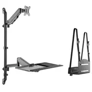 Equip Wandmontierte Workstation 17-32/1Tft  8Kg Black lite Retail 650170 4015867236253 76169990