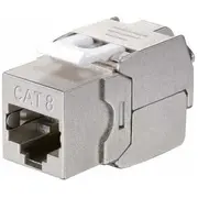 Equip Keystone Buchse  geschirmt Cat8.1 wzf.8Stk sil 767231 4015867233993 85366990