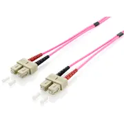 Equip Patchkabel Sc-Sc 15.00M Multimode  Duplex Om4 Violet Polybeutel 255527 4015867178768 85447000