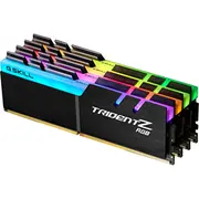 G.skill Dimm 32 Gb Ddr4-4000 4X 8 Quad-Kit Black, F4-4000C18Q-32Gtzrb, Trident Z Rgb, Intel Xmp  F4-4000C18Q-32Gtzrb 4713294223869