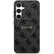 Guess Pu 4G Ring Classic Logo Magsafe Case Aizsargapvalks priekš Samsung Galaxy S25 Fe  Guhms25Feg4Gfrk 3666339572150