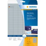 Herma Etiketten A4 silber 30,5X16,9 mm Folie glänz. 2400 St.  4110 4008705041102 39191080