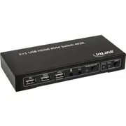 Inline Kvm Switch, 2-Fach Hdmi 4K2K mit Audio  Zukv-001 4043718258802 62602I