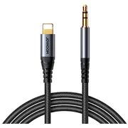Joyroom Sy-A06 Aux Lightning Kabelis 3.5Mm / 1.2M  Sy-A06-Blk 6956116773762