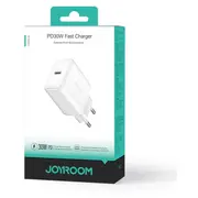 Joyroom Ceļojumu lādētājs Type-C. Pd 30W, Sfc, Pps, White Jr-Tcf24  Jr-Tcf24-Wht 6956116724788