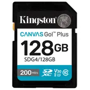 Kingston Canvas Go Sdxc Atmiņas Karte 128Gb  Sdg4/128Gb 740617347708