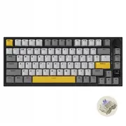 Klaviatūra Ak820 Pro Gift Switch Black-Gray-Yellow-3 Model Rgb  Ak820Pro-G-Bgy 6976412980879