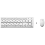 Klawiatura z myszą Hp 230 Combo Bezprzewodowa Biała 3L1F0AaAbb  195908430865 Ukhpxrzsb00000C