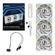 Ventilators Lian Li Uni Fan Sl bezvadu Lcd 120 apgriezts lāpstiņu 3 gab. White 12Rsllcd1W3W  4718466016843