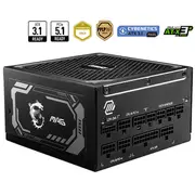 Msi Mag A1250Gl Pcie5 1000 Watt Atx3.1 80 Gold Netzteil Pcie 5.1 135Mm Lüfter  306-7Zp9A11-Ce0 4711377142229