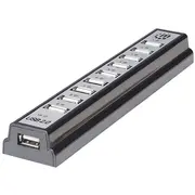Manhattan Usb-Hub 10-Port Usb 2.0 Desktop Hub Black  161572 0766623161572 84718000