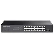 Mercusys Ms116Gs tīkla slēdzis Black  6957939002343 Kilmeuswi0013