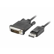 Monitoru piederums Lanberg  Cable Ca-Dpdv-10Cu-0018-Bk Displayport to Dvi-D 1.8 m 5901969416411