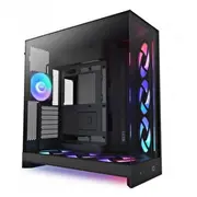 Nzxt H9 Flow Rgb 2025 All Black Midi Tower Atx Gaming Gehäuse mit Glasfenster  Cm-H92Fb-P1 5056547207681