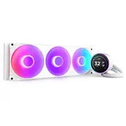 Nzxt Kraken Elite Rgb 420 V2 Aio Wasserkühlung - 420Mm, weiß  Wase-1022 5056547204215 Rl-Kr42E-W2