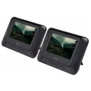 Pārnēsājams Dvd atskaņotājs Denver Mtw-793 ar 2X 7 ekrānu  5706751068102