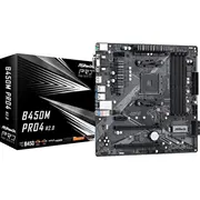 Mātesplate Asrock B450M Pro4 R2.0  4717677336276