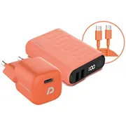 Realpower Powerbank Pb-10000 Set  orange 10.000Mah 390660 4040895009227 85076000