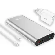Realpower Powerbank Pb-20000Pd Pro Set silber  20.000Mah 408097 4040895010568 85076000