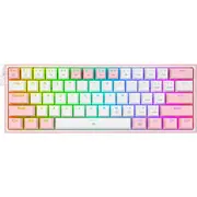 Redragon K617 Fizz Rgb tastatūra white/pink  K617-Rgb pink 6950376706775 Kl-G-Rdrg-049