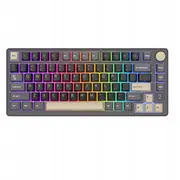 Royal Kludge Rk M75 Rgb Phantom bezvadu tastatūra  75, Hot-Swap, Brown slēdži, Asv izkārtojums 6935280824333