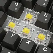 Sharkoon Skiller Sgk50 S3 Pbt Black, vācu izkārtojums, Gateron G Pro 3.0 Yellow  4044951040964