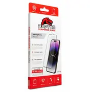 Swissten Raptor Diamond Ultra Full Face Tempered Glass Aizsargstikls Priekš Apple iPhone 15 Plus Melns  84501809 8595217483378