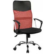 Topeshop Nemo sarkans biroja/datora krēsls ar polsterētu sēdekli un acs atzveltni  Cze 5902838466391 Foetohbiu0032