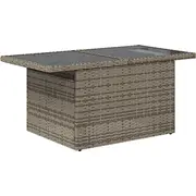 vidaXL Dārza dīvānu komplekts 5 daļas ar spilveniem Grey polirattans  3348545 8721158986597