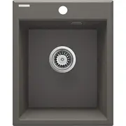 Zlewozmywak Deante Eridan granitowy 1-Komorowy bez ociekacza - antracyt  Zqe T104 5907650876649