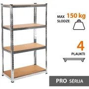 Noliktavas plaukts 150X75X40 Pro