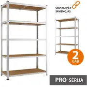 Noliktavas plaukts 180X90X40 Pro 2 gab.