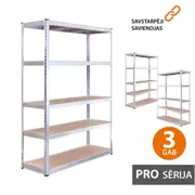 Noliktavas plaukts 180X120X45 Pro 3 gab.
